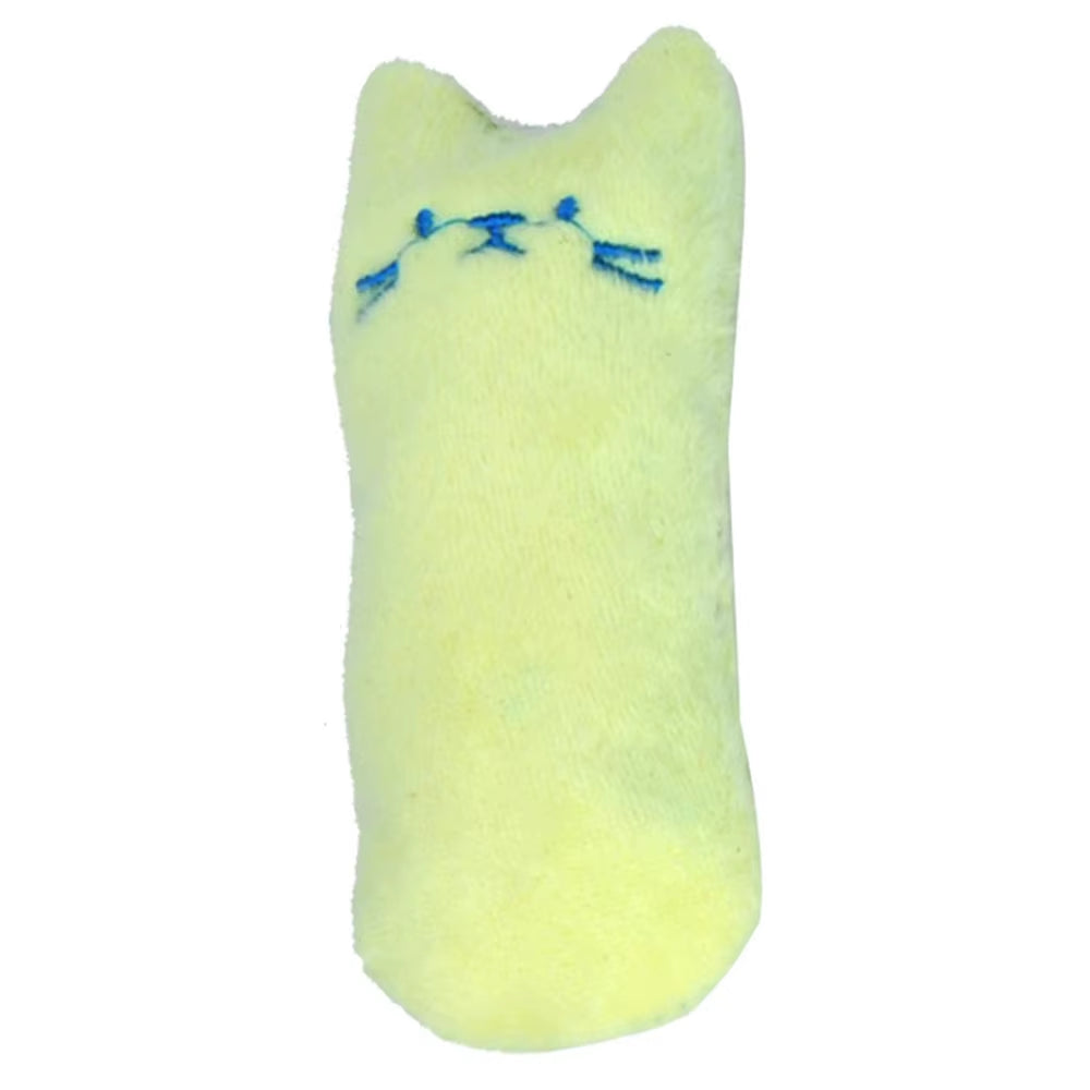 1PC Catnip Toys Funny Interactive Plush Super Soft Pet Kitten Teeth Grinding Cat Toy Claws Thumb Bite Cat Mint for Cats Pet Toys