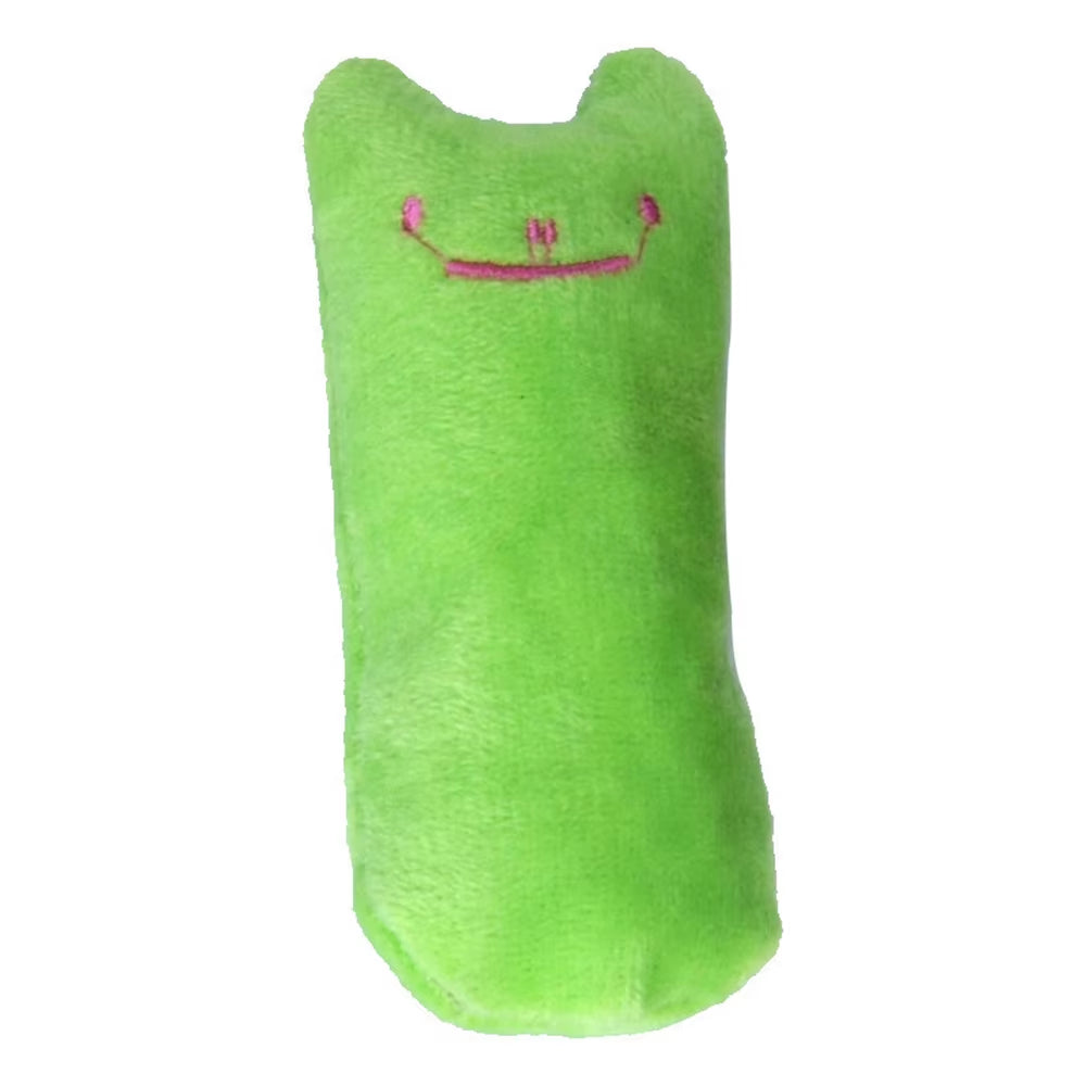 1PC Catnip Toys Funny Interactive Plush Super Soft Pet Kitten Teeth Grinding Cat Toy Claws Thumb Bite Cat Mint for Cats Pet Toys