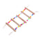 Birds Pets Parrots Ladders Climbing Toy Hanging Colorful Balls with Natural Wood Cableway Hamster Rope Parrot Bites Harness Cage